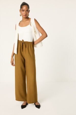 MODAL PANTS WITH ELASTIC WAISTBAND